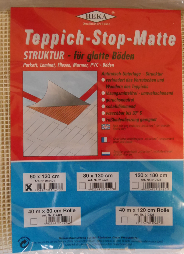 HEKA Hellwig GmbH - Teppich-Stop, Anti-Rutsch-Matten